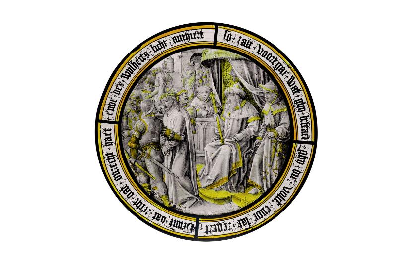 Piłat skazuje Jezusa na śmierć (płn. Holandia, 1520).