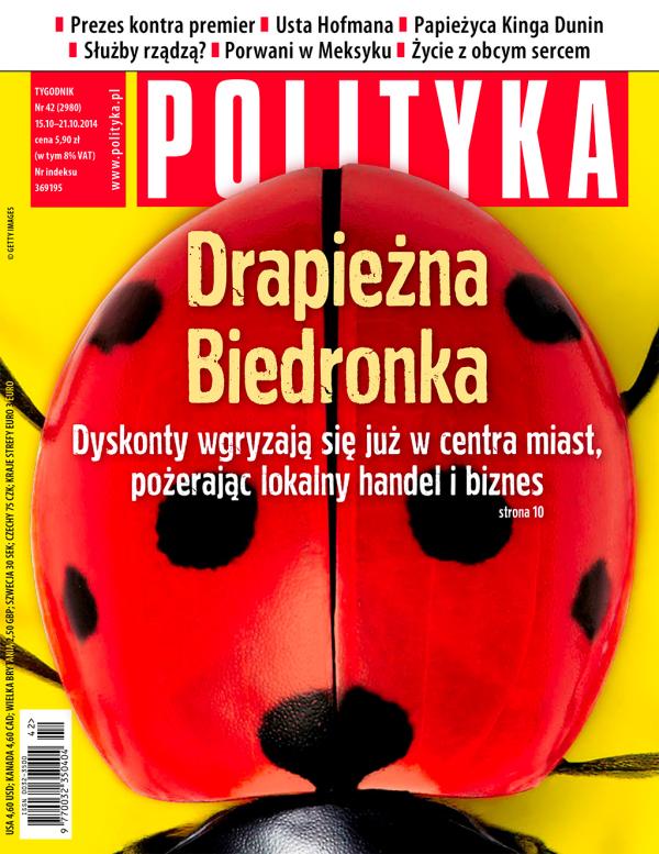 okładka - Polityka Nr 42 2014