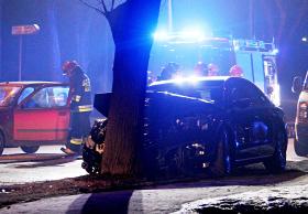 Wypadek limuzyny rządowej w Oświęcimiu