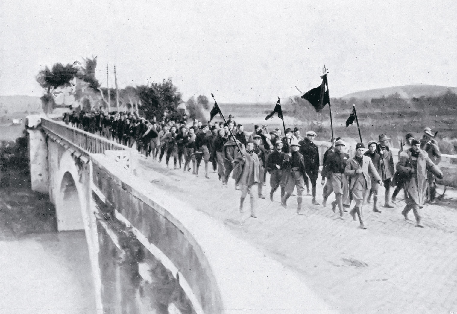 Marsz Czarnych Koszul Na Rzym Benito Mussolini i narodziny włoskiego faszyzmu. Od marszu na Rzym do