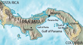 Lokalizacja Kanału Panamskiego
