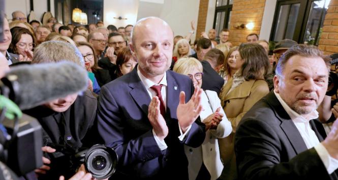 Wieczór wyborczy Konrada Fijołka w Rzeszowie, 21 kwietnia 2024 r.