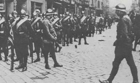 Oddziały francuskie na Górnym Śląsku.