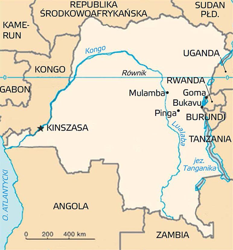 Największa wojna współczesnej Afryki pustoszy Demokratyczną Republikę Konga od końca XX w. Zginęło w niej już pięć milionów ludzi.