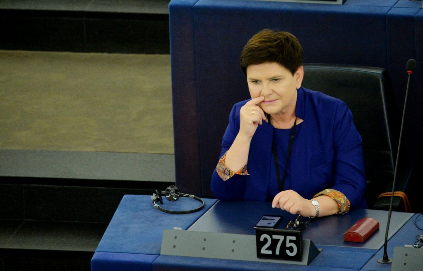 Beata Szydło w Parlamencie Europejskim, 2 lipca 2019 r.