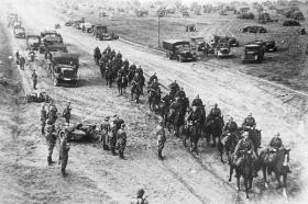 Pruszcz, początek września 1939. Przejazd XIX Korpusu gen. Heinza Guderiana.