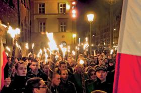 Marsz Patriotów we Wrocławiu.