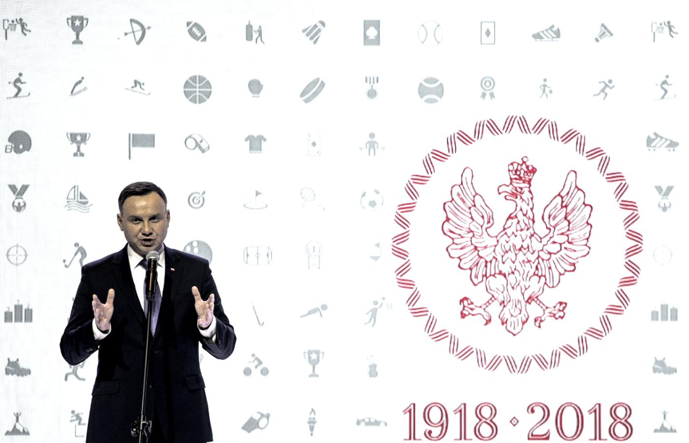 Andrzej Duda podczas obchodów 100. rocznicy odzyskania niepodległości