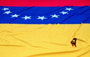 Protest przed amerykańskim konsulatem w Rio de Janeiro z poparciem dla Wenezueli, 5 stycznia 2025 r.