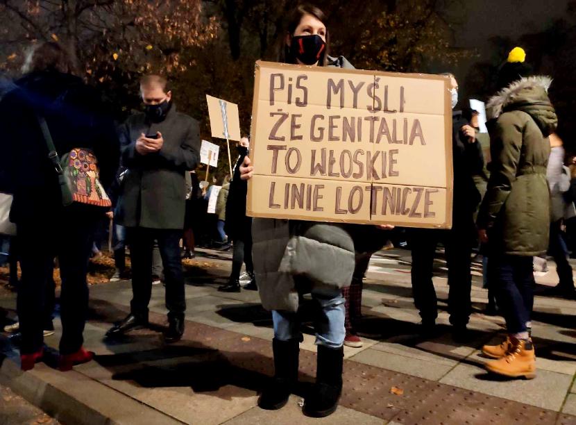 Strajk kobiet w Warszawie, 30 października 2020