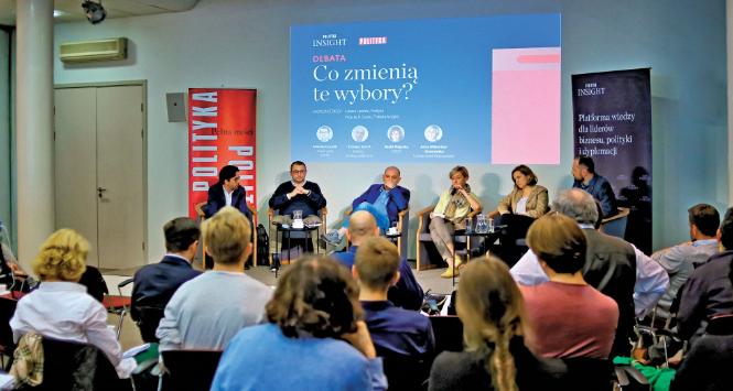 Od lewej: Łukasz Lipiński, Mikołaj Cześnik, Tomasz Karoń, Anna Materska-Sosnowska, Beata Rogulska i Wojciech Szacki.