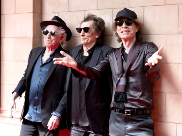Ronnie Wood, Keith Richards i Mick Jagger, 6 września 2023 r.