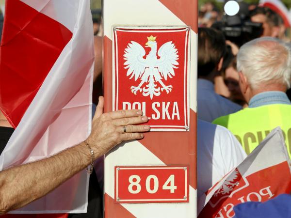Lubieszyn, pow. Police, granica polsko-niemiecka