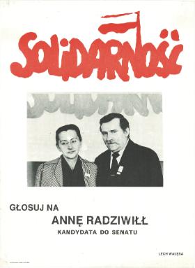 Lech Wałęsa i Anna Radziwiłł