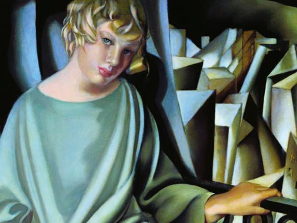 „Kizette na balkonie”, 1927 r. – portret córki malarki (fragment).