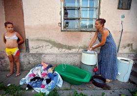 Romskie osiedle w Ózd