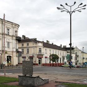 Plac Kościuszki z kamienicą Złoty Róg