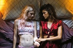 Hunter Schafer i Zendaya w serialu „Euforia”.