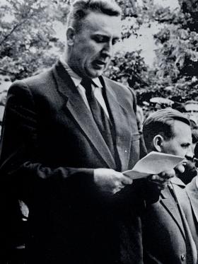 Edward Gierek jako sekretarz KC PZPR, czerwiec 1956 r.