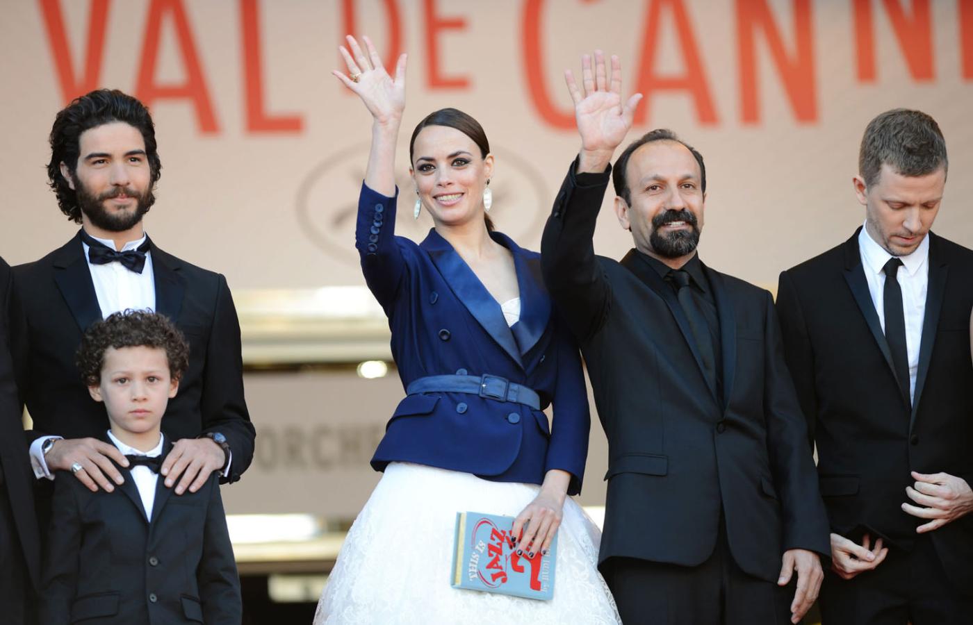 Berenice Bejo, Tahar Rahim i reżyser filmu 