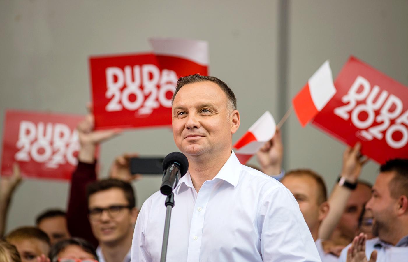 Andrzej Duda w Kwidzynie, 29 czerwca 2020 r.