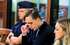 Sebastian M. przed Sądem Rejonowym w Piotrkowie Trybunalskim.