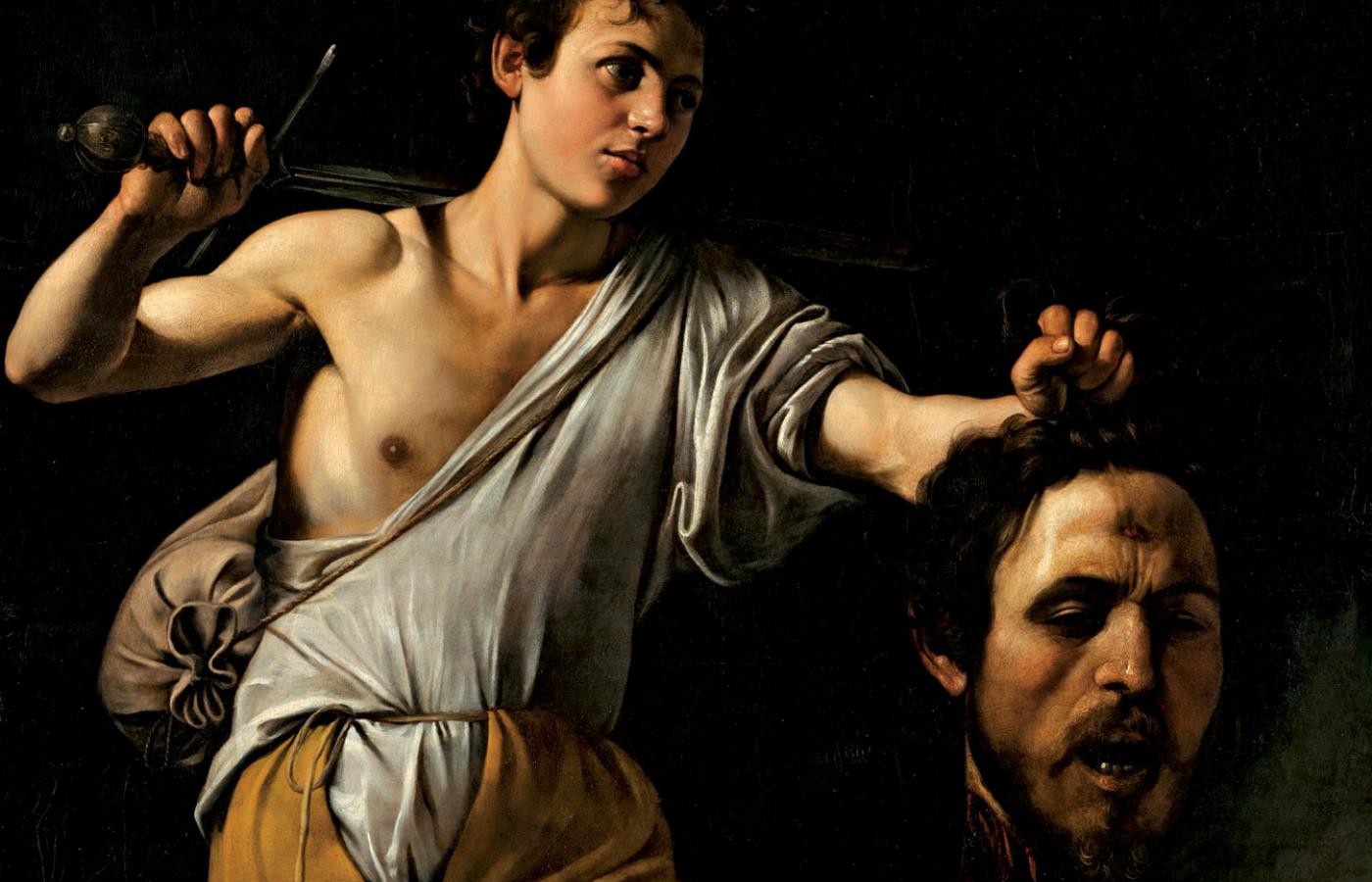Caravaggio. „Dawid z głową Goliata”, ok. 1600–01 r.