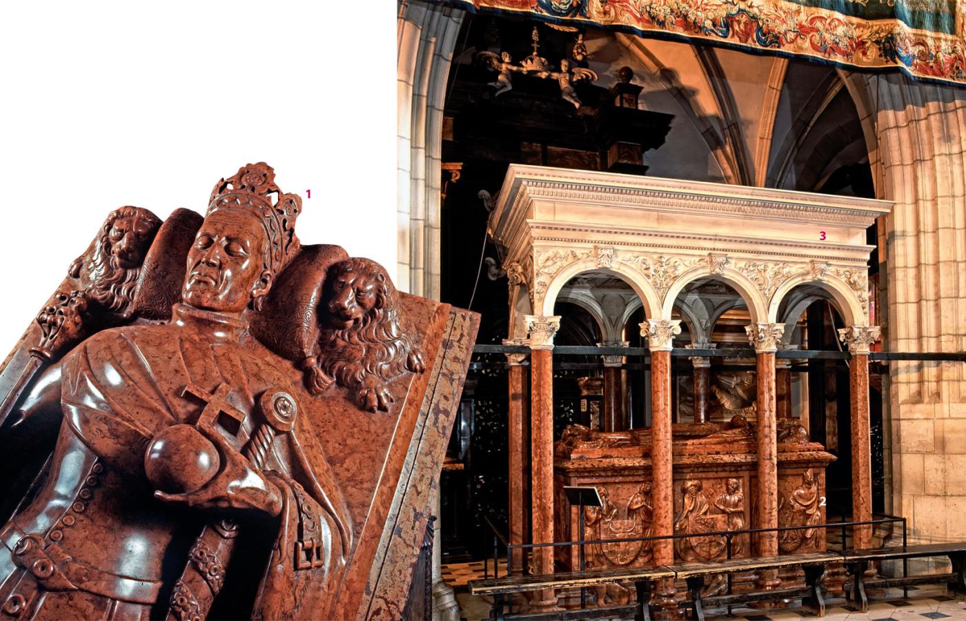 Nagrobek Władysława II Jagiełły w katedrze na Wawelu