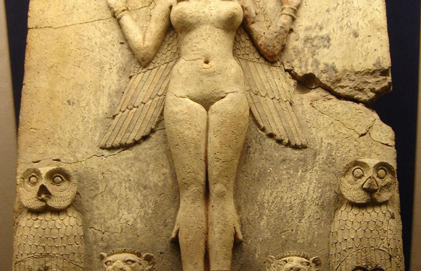 Wizerunek bogini Isztar w British Museum w Londynie