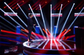Debata prezydencka w TVP, na zdjęciu Michał Adamczyk