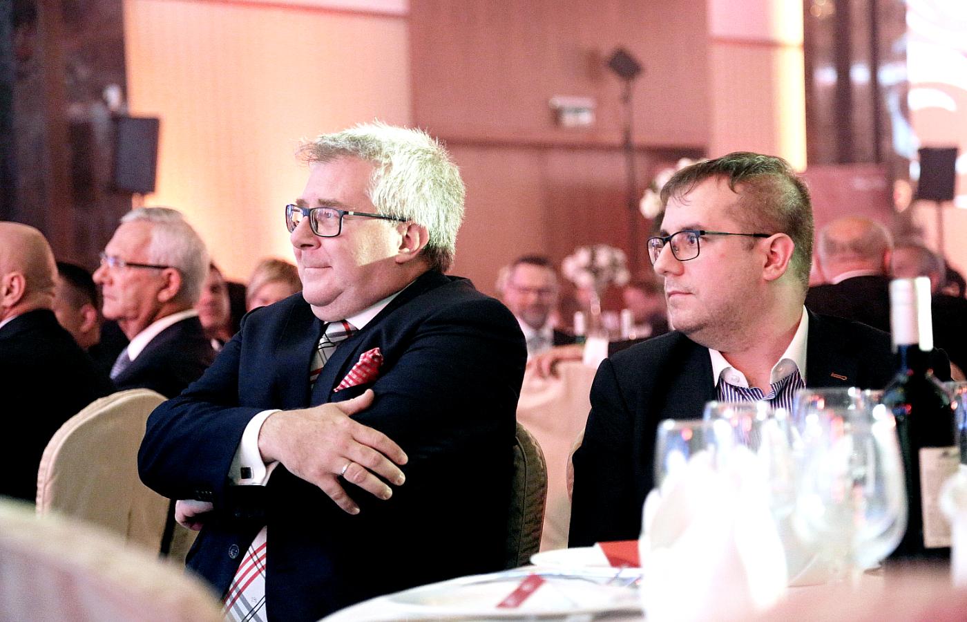 Przemysław Czarnecki z ojcem Ryszardem Czarneckim