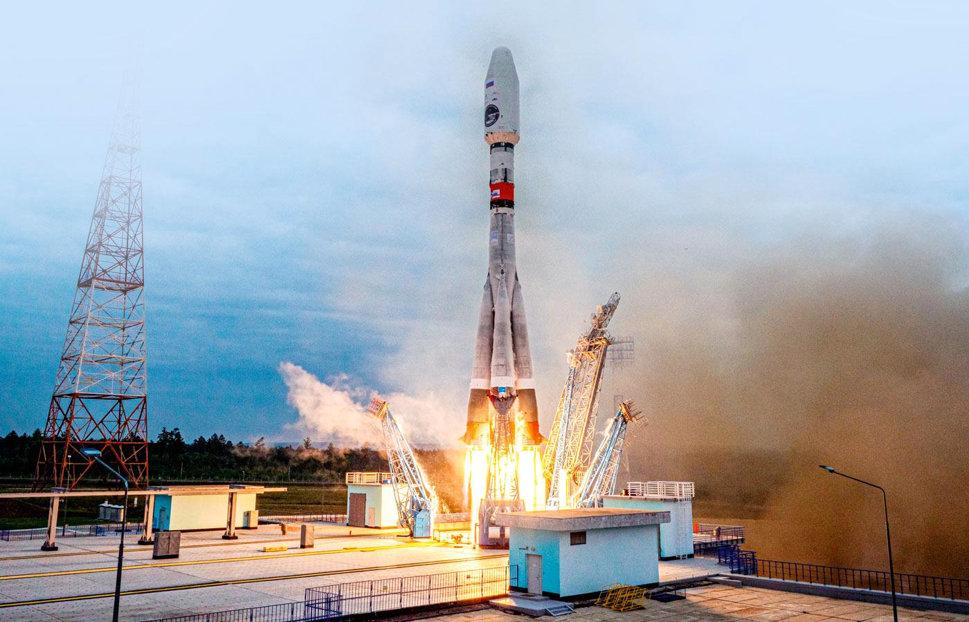 Start rakiety z rosyjską sondą Łuna-25 z kosmodromu Wostocznyj, 11 sierpnia.