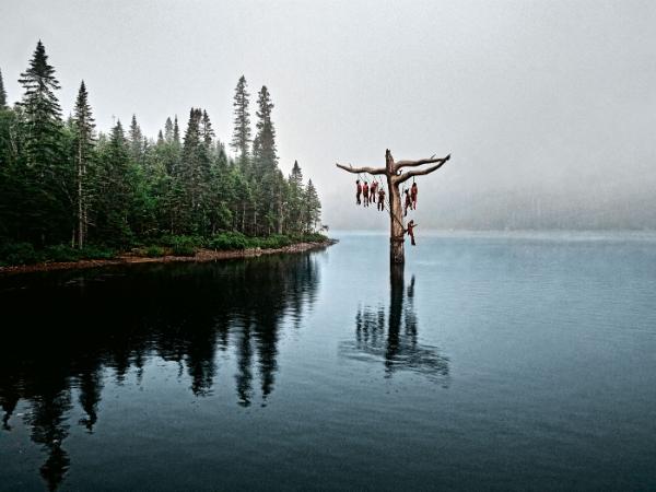 Kadr z serialu „Drwale”.