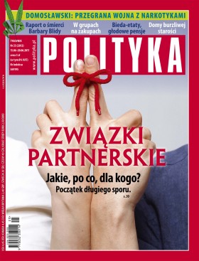 Okładka POLITYKI 25/2011, w której Jacek Żakowski rozmawia z Ryszardem Kaliszem o końcowych wnioskach z pracy komisji badającej sprawę śmierci Barbary Blidy.