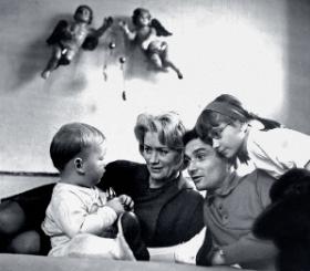 Alina Janowska i Wojciech Zabłocki oraz Michał i Agata.