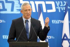 Wschodząca gwiazda izraelskiej polityki Benny Gantz z „Koalicji błękitno-białej”.