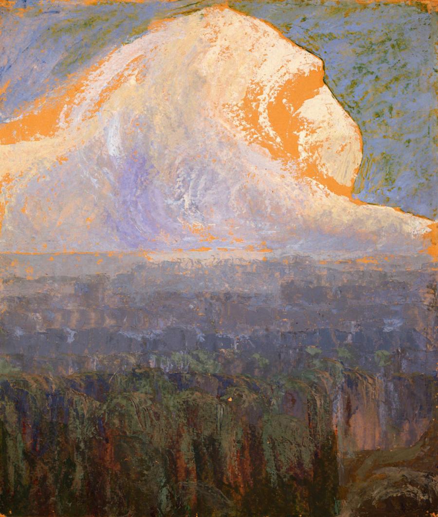 M.K. Čiurlionis, Góra, 1906, zbiory Narodowego Muzeum Sztuki M.K. Čiurlionisa w Kownie