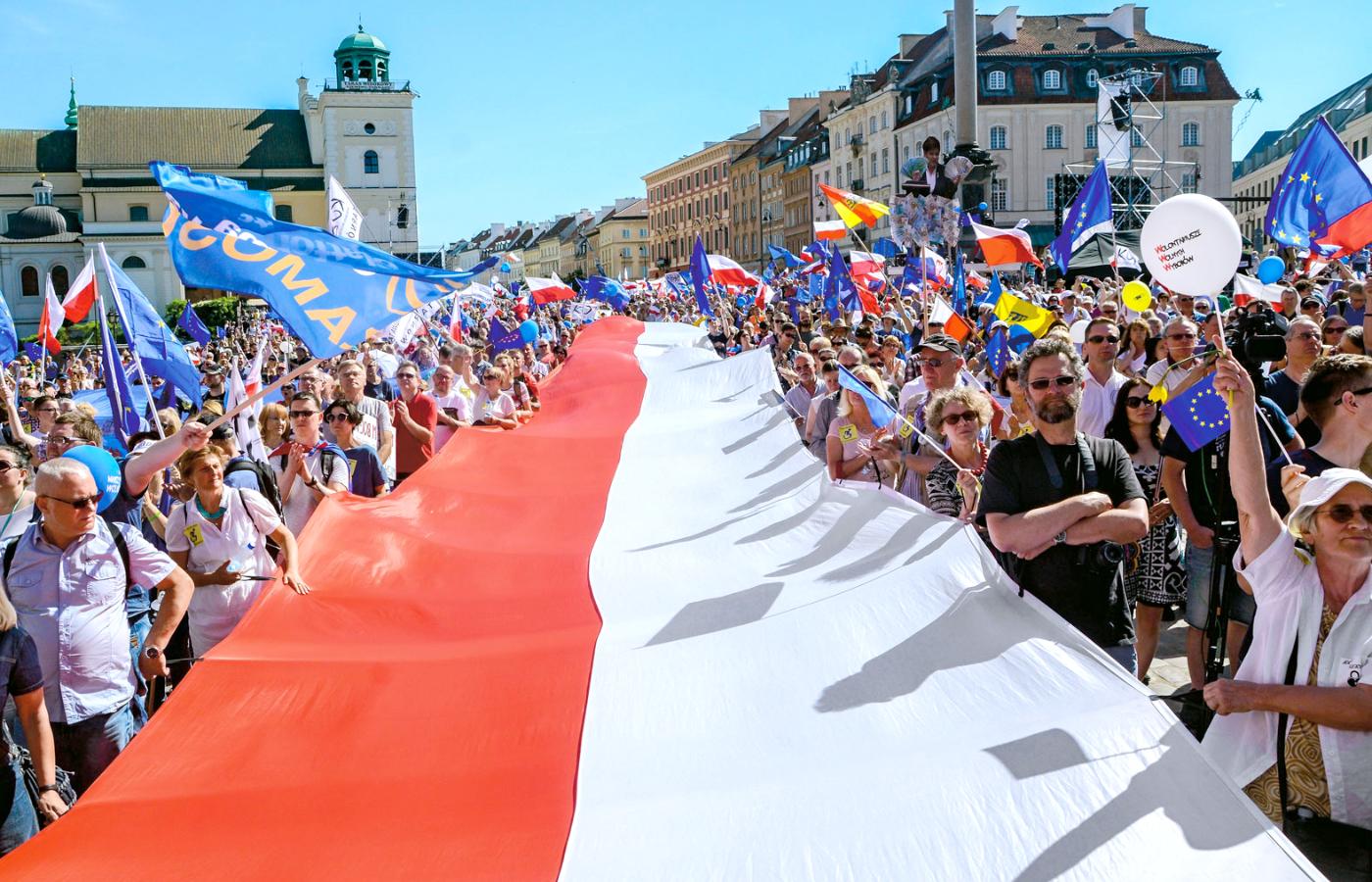 W epoce rządów formacji Kaczyńskiego rekordowy pod względem ilości uczestników, do dziś pozostaje Marsz Wolności z maja 2016 r.