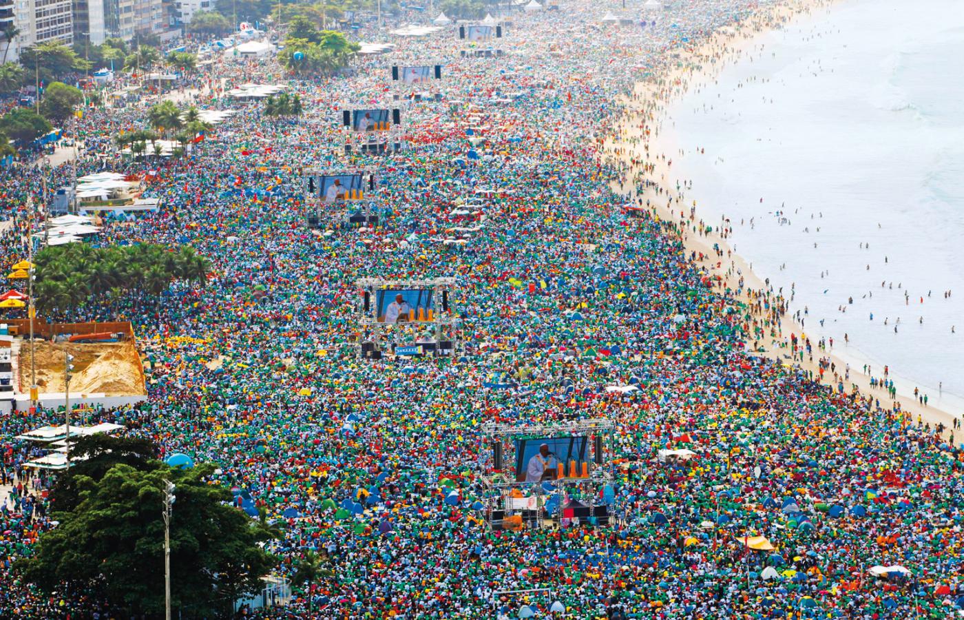 Rio de Janeiro, plaża Copacabana.