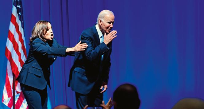 Prezydent Joe Biden i wiceprezydent Kamala Harris.