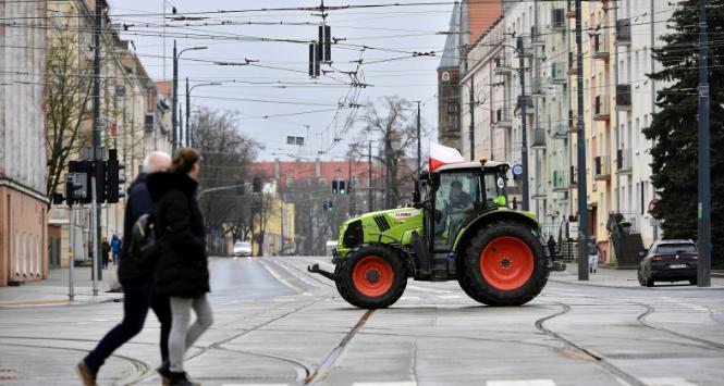 Ogólnopolski protest rolników przeciwko wprowadzeniu Zielonego ładu i importowi płodów rolnych i artykułów spożywczych z Ukrainy. Luty 2024 r.