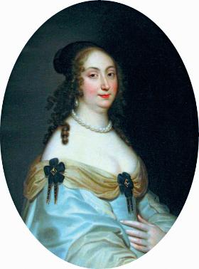 Portret królowej Ludwiki Marii Gonzagi, Justus van Egmont, XVII w.