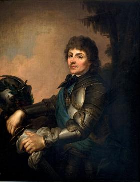 Tadeusz Kościuszko w zbroi na portrecie Josepha Grassiego z 1792 r.
