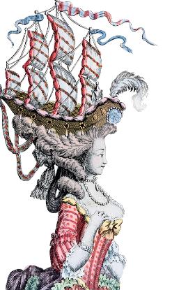 XVIII-wieczne damy wiele znosiły, by dodać sobie urody. Wymyślne koafiury musiały sporo ważyć i buszowały w nich wszy.