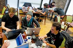 Hackaton w Nowym Jorku.