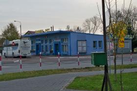 Dworzec autobusowy w Siemiatyczach.