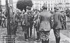 Żołnierze Armii Pruskiej w Warszawie, 1915 r.