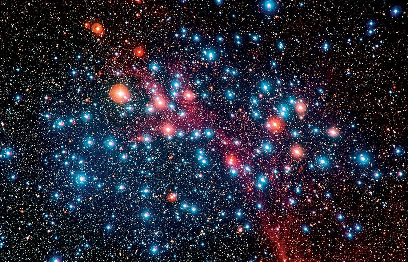 Zdjęcie gromady gwiazd NGC 3532, zwanej też Studnią Życzeń, wykonane przez 2,2-metrowy teleskop ESO MPG pracujący w Obserwatorium La Silla w Chile, na południowym krańcu pustyni Atakama.