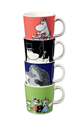 Kubki Muminki. Dla każdego, kto z dzieciństwa z sentymentem wspomina jesienne wieczory spędzone na lekturze książek Tove Jansson. Z takim kubkiem i ciepłą herbatą można do nich znów wrócić, www.fafarafa.pl. Cena: 79 zł.