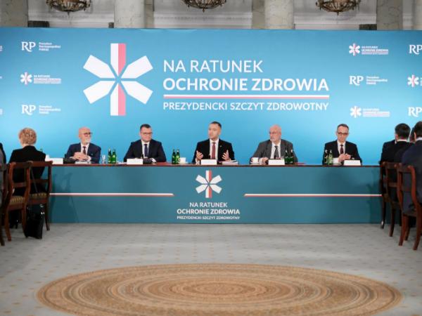 Szczyt Na ratunek ochronie zdrowia zwołany przez Prezydenta RP Karola Nawrockiego. 5 grudnia 2025 r.
